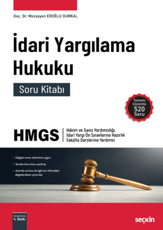 İdari Yargılama Hukuku Soru Kitabı Müzeyyen Eroğlu Durkal