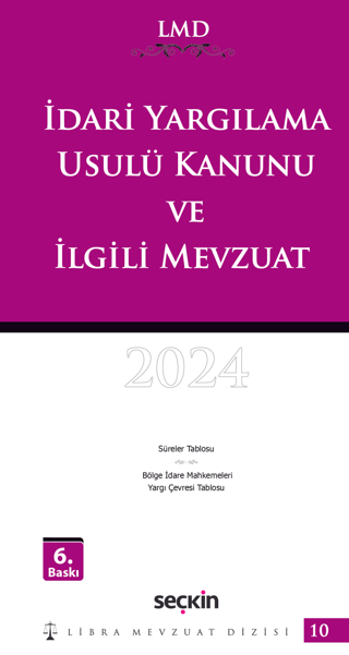 İdari Yargılama Usulü Kanunu ve İlgili Mevzuat - LMD–10 (Ciltli) Mutlu