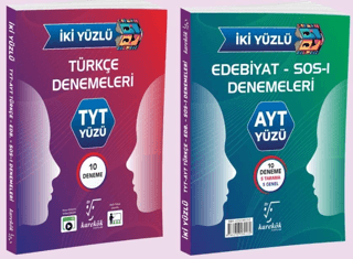 İki Yüzlü TYT AYT Türkçe Edebiyat Denemeleri Kollektif