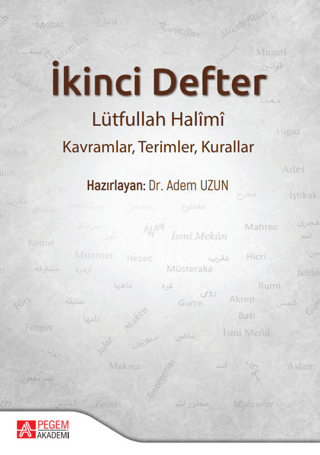 İkinci Defter Lütfullah Halimi: Kavramlar, Terimler, Kurallar Adem Uzu