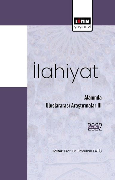 İlahiyat Alanında Uluslararası Araştırmalar 3 Ali Durmuş