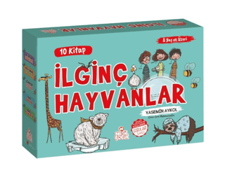 İlginç Hayvanlar Seti - 10 Kitap Takım Yasemin Aykol