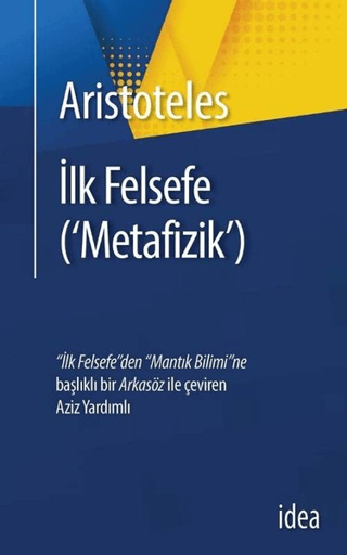 İlk Felsefe (‘Metafizik') Aristoteles