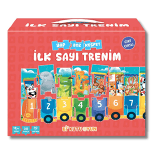 İlk Sayı Trenim - Cırt Cırtlı Yapboz ve Kitap Seti - 7 Kitap Takım Hal