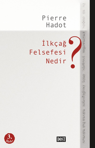 İlkçağ Felsefesi Nedir? %20 indirimli Pierre Hadot