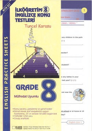 SBS 2008 İlköğretim 8 İngilizce Konu Testleri Tuncel Karasu