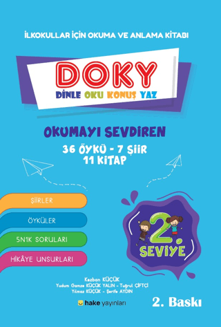 İlkokullar için Okuma ve Anlama Kitabı DOKY (Dinle, Oku, Konuş, Yaz) 2