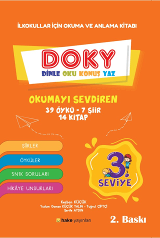 İlkokullar için Okuma ve Anlama Kitabı DOKY (Dinle, Oku, Konuş, Yaz) 3