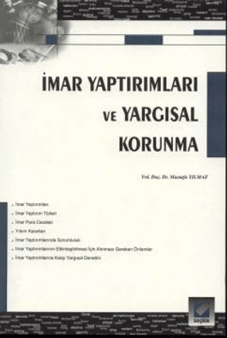 İmar Yaptırımları ve Yargısal Korunma Mustafa Yılmaz