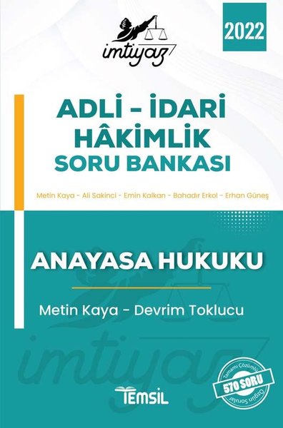 İmtiyaz 2022 Adli-İdari Hakimlik Soru Bankası - Anayasa Hukuku Devrim 