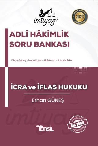 İmtiyaz Adli-İdari Hakimlik İcra ve İflas Hukuku Soru Bankası Erhan Gü