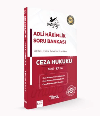 İmtiyaz Ceza Hukuku Soru Bankası Metin Kaya