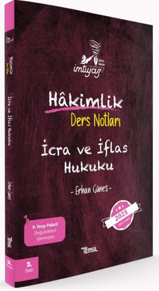 İmtiyaz İcra ve İflas Hukuku Erhan Güneş