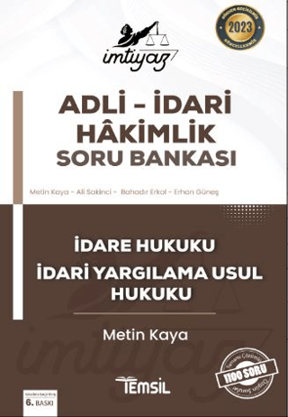 İmtiyaz İdare Hukuku- İdari Yargılama Usul Hukuku Soru Bankası Metin K