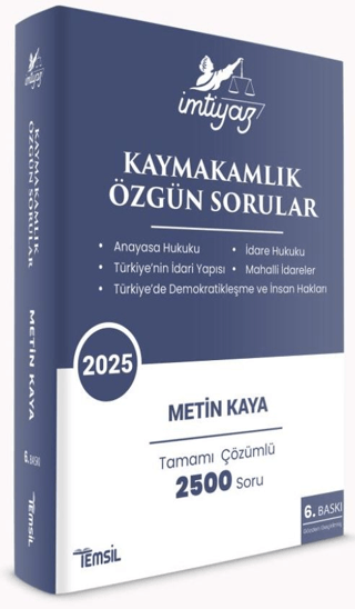 İmtiyaz Kaymakamlık Özgün Sorular Metin Kaya