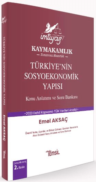 İmtiyaz Türkiyenin Sosyoekonomik Yapısı Konu Anlatımı ve Soru Bankası 