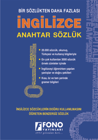 İngilizce Anahtar Sözlük Birsen Çankaya