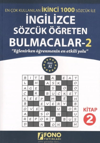 İngilizce Sözcük Öğreten Bulmacalar 2 Deniz Meriç