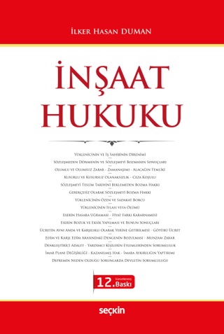 İnşaat Hukuku (Ciltli) İlker Hasan Duman