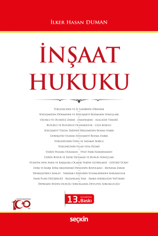 İnşaat Hukuku (Ciltli) İlker Hasan Duman