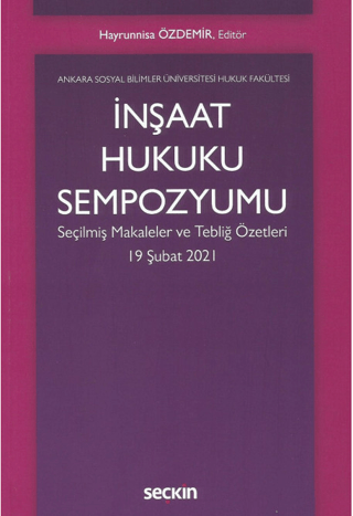 İnşaat Hukuku Sempozyumu Hayrunnisa Özdemir