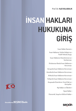 İnsan Hakları Hukukuna Giriş Halil Kalabalık