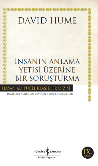 İnsanın Anlama Yetisi Üzerine Bir Soruşturma David Hume