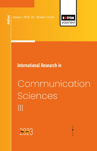 International Research in Communication Sciences - 3 Kolektif