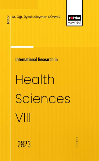 International Research in Health Sciences 8 Kolektif