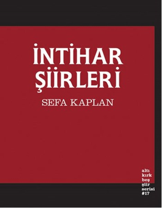 İntihar Şiirleri Sefa Kaplan