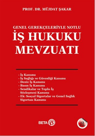 İş Hukuku Mevzuatı %10 indirimli Müjdat Şakar