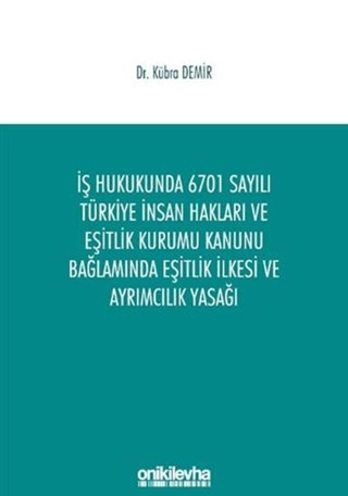 İş Hukukunda 6701 Sayılı Türkiye İnsan Hakları ve Eşitlik Kurumu Kanun