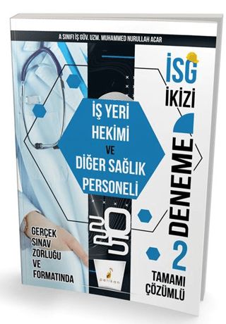 İSG İkizi İş Yeri Hekimi ve Diğer Sağlık Personeli 2 Özgün Deneme Sına