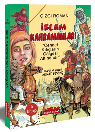 İslam Kahramanları Çizgi Roman Seti - 5 Kitap Takım Murat Sevinç