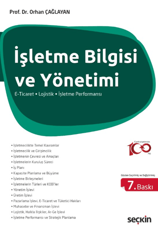 İşletme Bilgisi ve Yönetimi E-Ticaret Lojistik İşletme Performansı Orh