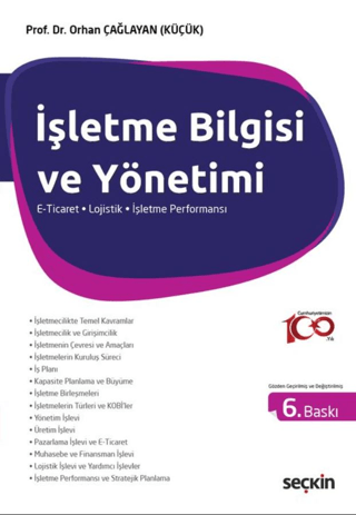 İşletme Bilgisi ve Yönetimi (E–Ticaret - Lojistik - İşletme Performans