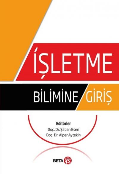 İşletme Bilimine Giriş Şaban Esen