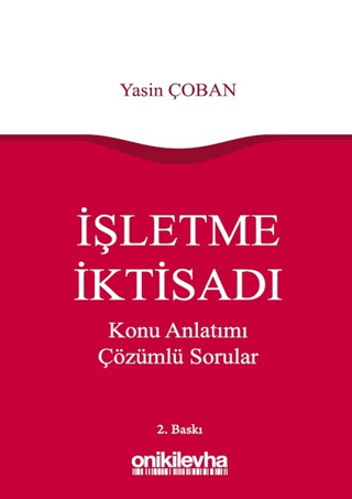 İşletme İktisadı Yasin Çoban