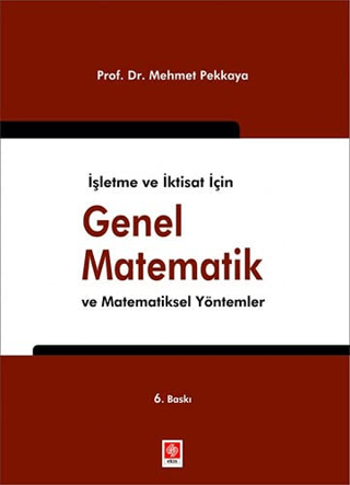 İşletme ve İktisat için Genel Matematik ve Matematiksel Yöntemler %8 i