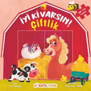 İyi Ki Varsın! Çiftlik (Yapbozlu Kitap) Esra Canoğlu