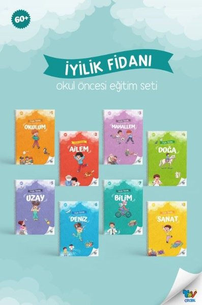 İyilik Fidanı Okul Öncesi Eğitim Seti - 8 Kitap Takım Kolektif