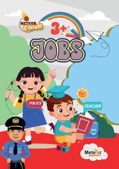 Jobs Meslekler Türkçe - İngilizce Boyama Kitabı 3+ Yaş Umut Öz