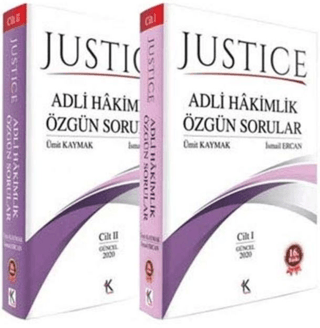 Justice Adli Hakimlik Özgün Sorular (2 Cilt Takım) Ümit Kaymak