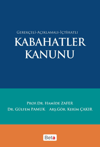 Kabahatler Kanunu %10 indirimli Hamide Zafer