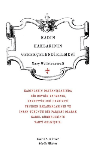 Kadın Haklarının Gerekçelendirilmesi Mary Wollstonecraft