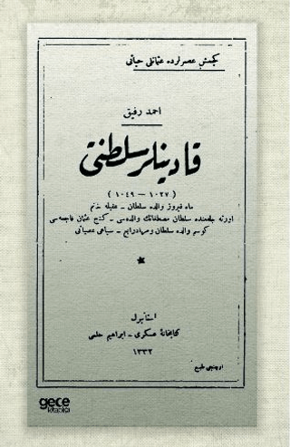 Kadınlar Saltanatı - Osmanlıca Ahmet Refik Altınay