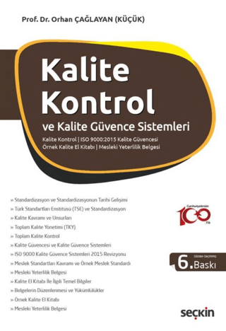 Kalite Kontrol ve Kalite Güvence Sistemleri Kalite Kavramı – Belgeleri