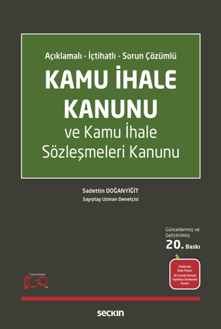 Kamu İhale Kanunu ve Kamu İhale Sözleşmeleri Kanunu (Ciltli) Sadettin 