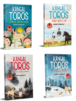 Kangal Toros Serisi 8 - 14 Yaş 2.Sınıf Okuma Seti - 4 Kitap Takım Mehm