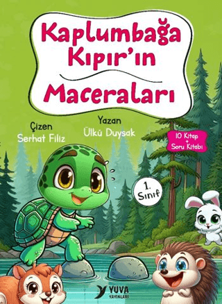 1. Sınıf Kaplumbağa Kıpır'ın Maceraları Seti - 10 Kitap Takım Ülkü Duy